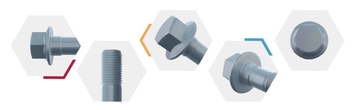 Black Oxide Flange Bolts aya
